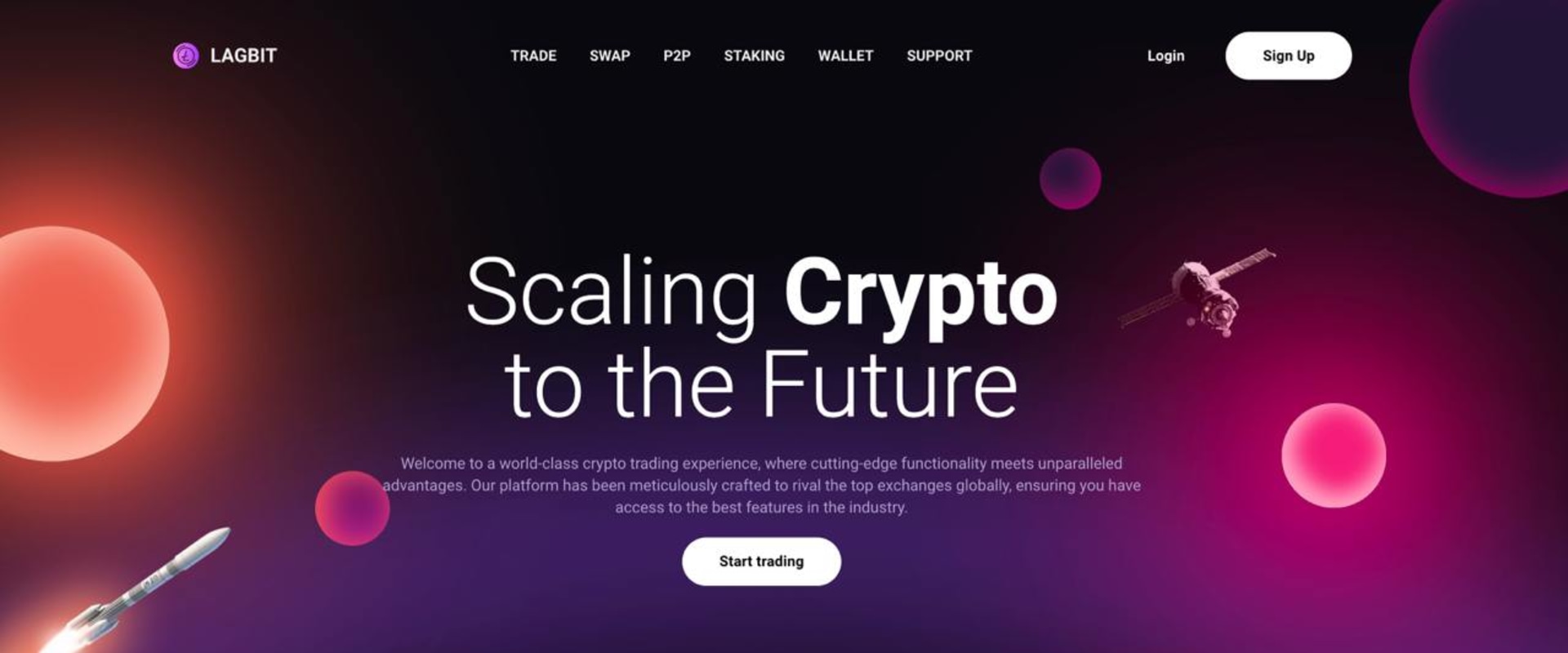 Lagbit.com Cryptocurrency Exchange for all Active TradersCrypto exchange Lagbit.com is a proven and respected trading